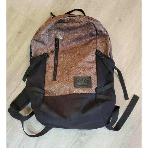 Burton Other - Burton Brown Speckled Tweed Backpack Multiple Inside Pockets 16" Tall